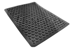 Подпятник резиновый (сота, черный)